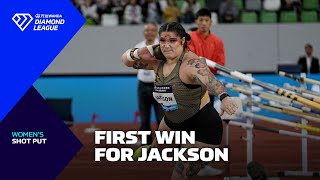 Chase Jackson grabs first win of the season in Suzhou shot put - Wanda Diamond League 2024