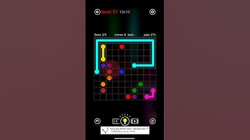 Flow free | Manias pack 10×10 | Level 51 #braingames #flowfree #trending #shorts #viral #tseries
