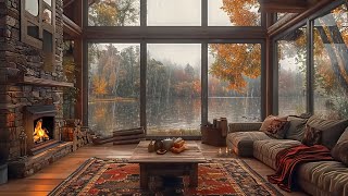 Cozy Room with Cozy Fireplace and Rain Sounds - Healing Insomnia, Reduce stress