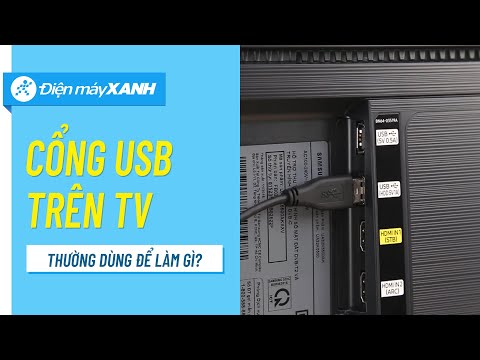 Công dụng của cổng USB trên Tivi • Điện máy XANH | Foci
