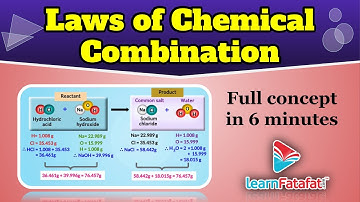 Class 9 Science Atoms and Molecules - Laws of Chemical Combinations - LearnFatafat