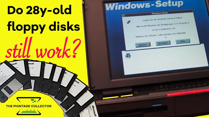 Installing Windows for Workgroups 3.11 from vintage floppy disks