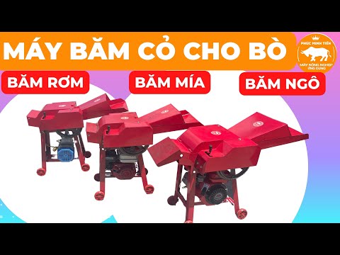 Video Máy băm cỏ voi cho bò 5ta - băm rơm - băm mía - băm... - youtube