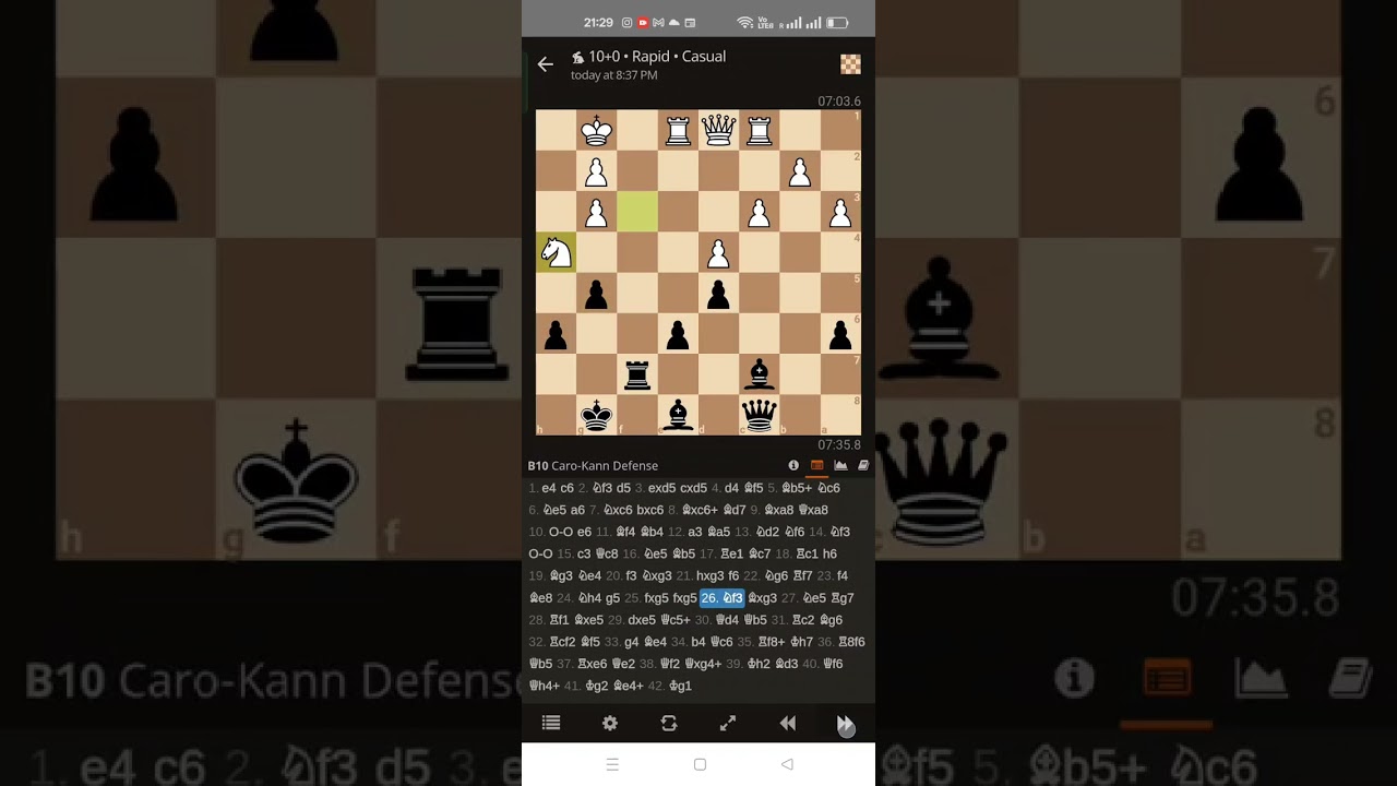 Complexity- Caro Kann - potent attacking defence to fight for centre control. 