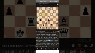 Complexity- Caro Kann - potent attacking defence to fight for centre control. #chess #chessnuances