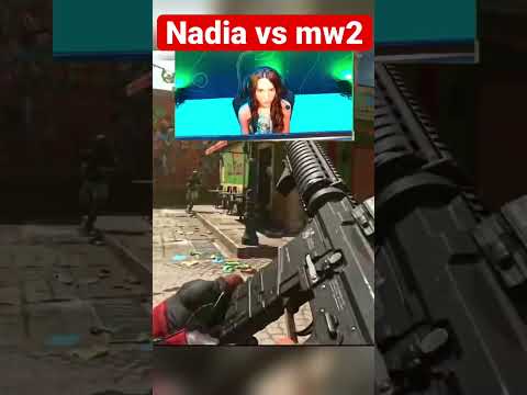 Nadia vs MW2 😂 #shorts #nadia #warzone