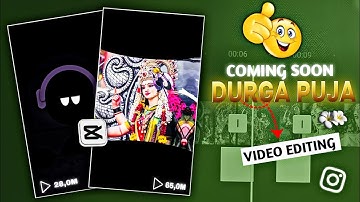 Durga puja special video editing in Capcut | Viral reels editing | Durga puja 2024