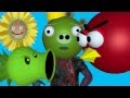 PLANTS VS. ZOMBIES vs. ANGRY BIRDS ☺ 3D animated Mashup - FunVideoTV -Style ;-))