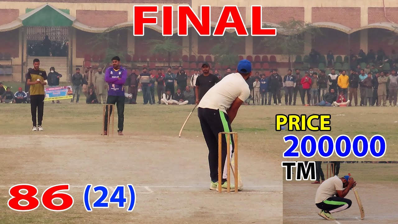Final Match || 86 Runs Need 24 Balls|| Tamour Mirza VS Maroo Maree || Best Match In History Ever.