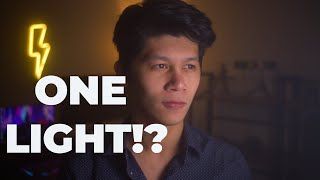 How To Use Only One Light For YouTube