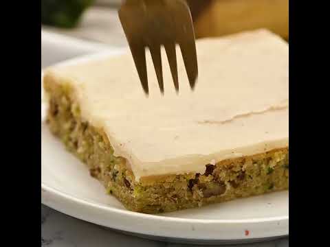 Zucchini Bars Recipe With Cream Cheese