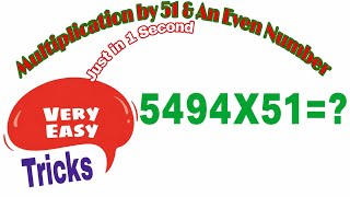 Easy trick to multiply with 51 #vedic maths#maths #education #foundation #exam #fast 