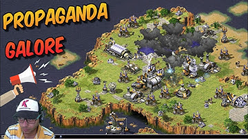 Propaganda Galore in Free for All Games are like Real Wars - Red Alert 2 Online Multiplayer