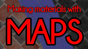 How to make MATERIALS with TEXTURE MAPS