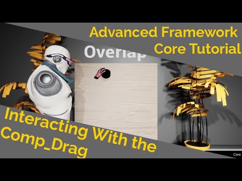 Interacting with the Drag Component of the Advanced Framework Core 4.1