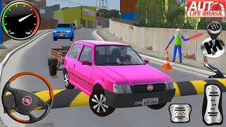 Modifiyeli Fiat Uno Araba Sürme Simülatör Oyunu #72   Auto Life Brasil 2025   Android Gameplay screenshot 3