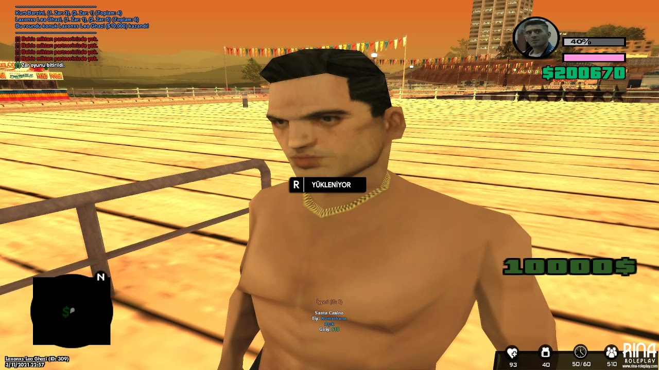 rina roleplay yapma oyununda kumar nasıl oynanır ? (rina-roleplay.com)