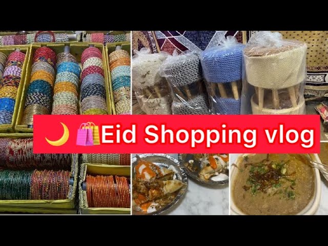 Eid Shopping vlog 🌙🛍️2024 Batla house market vlog zakir nagar delhi @naishalifewithkids1635