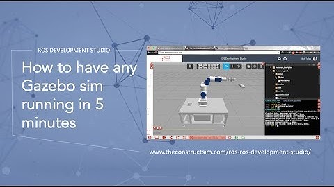 [ROS Q&A] 009 - How to have any Gazebo Simulation running in 5 mins
