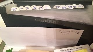 cash envelope system Part 2 - Filofax and Target accordion file
