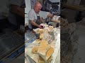 Italian Cheese with Nuts and Hazelnuts. Italian Food Fair