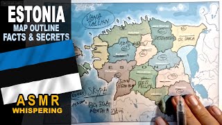 ЕСТОНІЯ!! контурна карта з обведенням повітів | Факти та секрети | Географічні факти, прошепочені... screenshot 5
