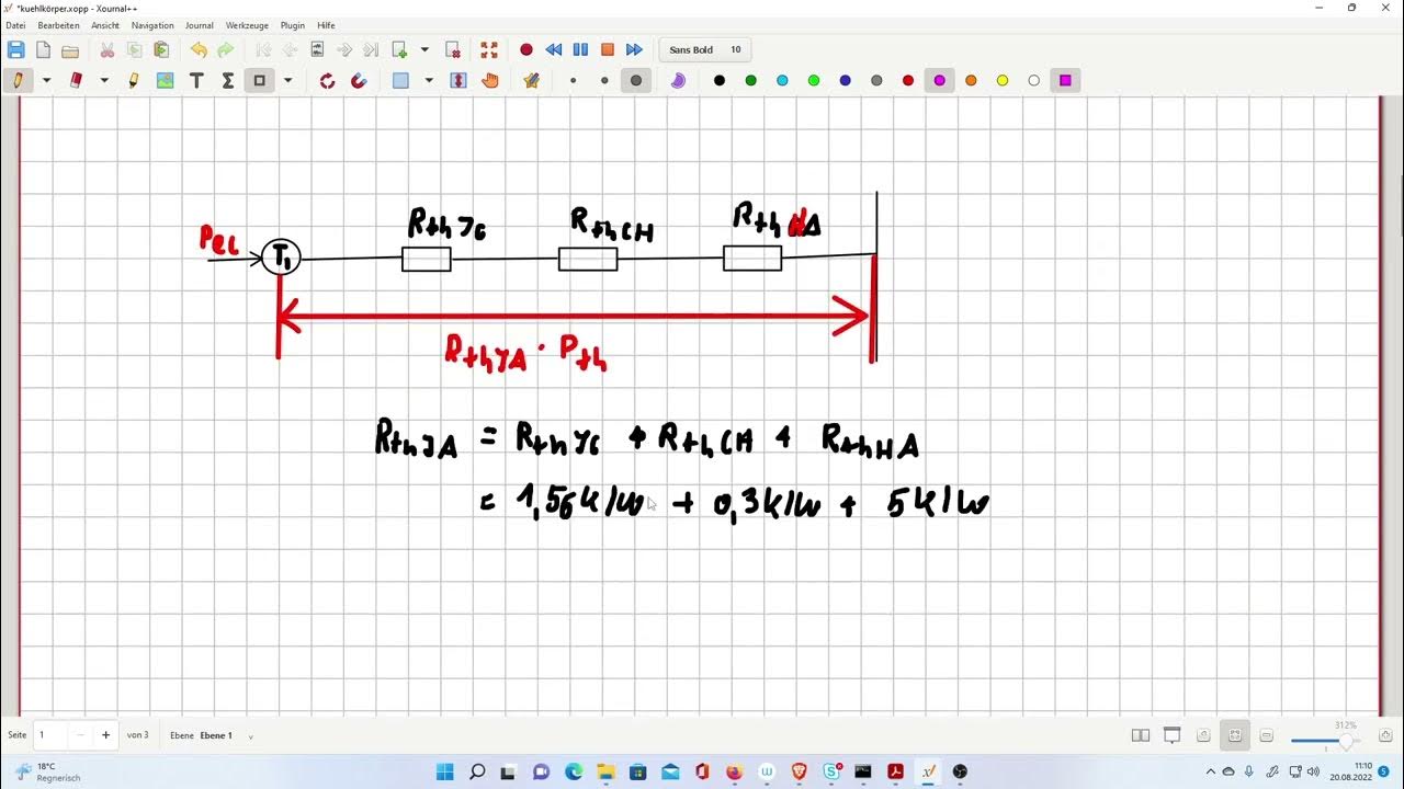 Kühlkörper berechnen Transistor Diode Halbleiter Heat Sink Teil2/3