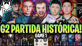 IBAI CASTEA LA MEJOR PARTIDA DE LA HISTORIA DE G2!😱 - G2 vs GEN Game 1 FIRST STAND 2026 SEMIFINAL