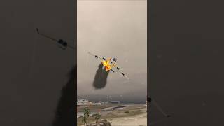 Cargo airplane caught fire during flying #gtav #automobile #aviation #airplane #crash #gaming