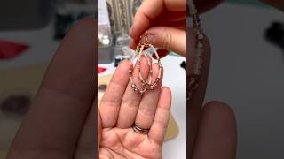 ✨10 Min Hoop Dangles✨ #beading #beadingtutorial