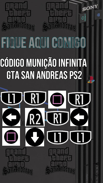 Código Munição infinita GTA San Andreas PS2 