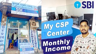 SBI CSP Commission Chart 2023 - My SBI CSP Center monthly income - CSP Center Income per month
