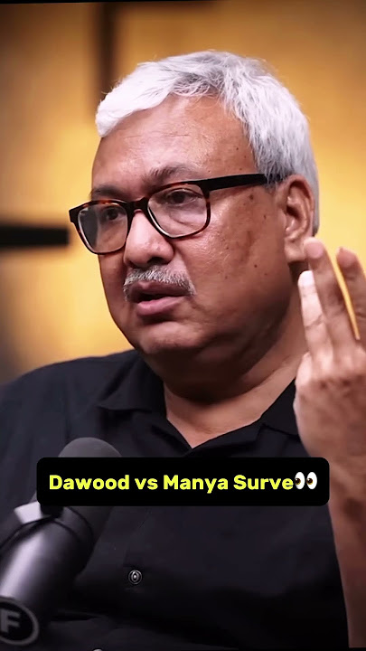 Dawood Hands Behind Manya Surve Encounter 👀 #shorts