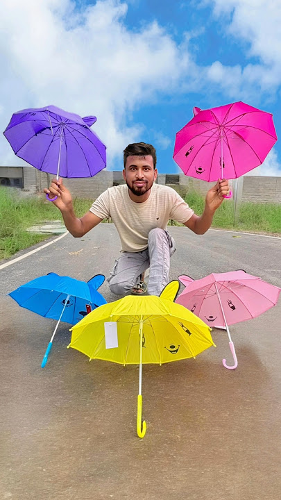 umbrella unboxing & Testing 🔥 #short #umbrella #babyumbrella #cuteumbrella