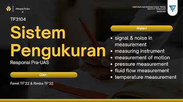 [Tutorial] TF3104 Sistem Pengukuran | Responsi Pra-UAS 2025/2026