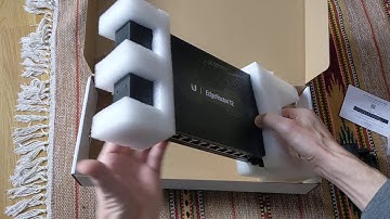 EdgeRouter 12 (ER-12) simple unboxing, no sound