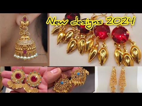 Pin by shamili on my gold | Gold earrings models, Gold bridal earrings,  Antique bridal jewelry