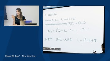 Elizabeth Ramirez on Transition Matrix Estimation in High Dimensional Time Series [PWL NYC]