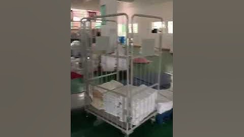 #folding  Roll #cage  #trolley  Applied in #laundryservice