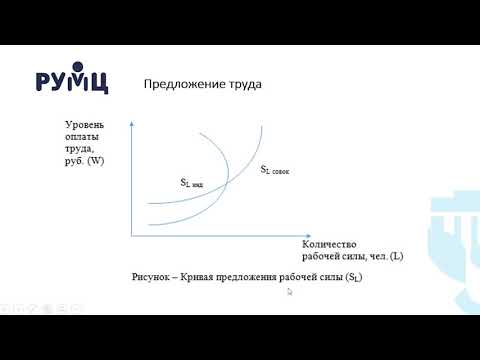 Лекция 1.2 Спрос и предложение на рынке труда, современное состояние российского рынка ...