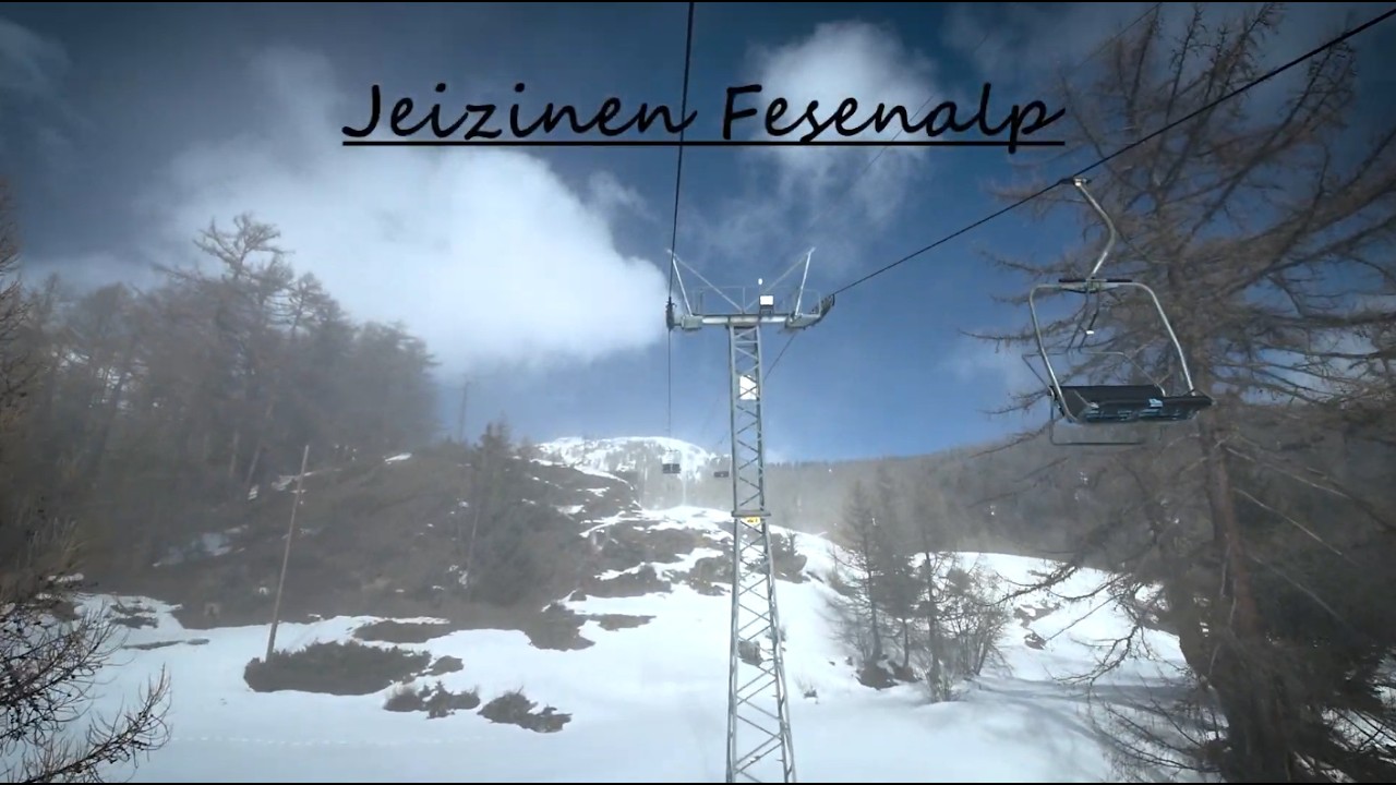 Jeizinen, tiny swiss ski area, all runs