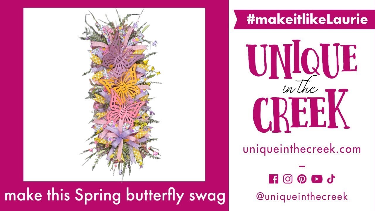 Get Your Butterfly Swag On With This Stylish UITC Rectangle Board Wreath!