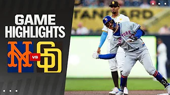 Mets vs. Padres Game Highlights (8/22/24) | MLB Highlights thumbnail