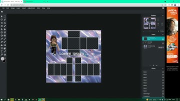 How to make a custom clothing template on Pixlr E Super easy!!!