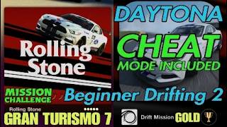 Gt7 Mission Challenge Rolling Stone Beginner Drifting 2 - Glitch - Cheat - All Gold - Update 168