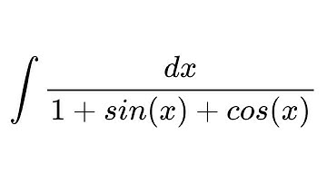 Integral of dx/(1 + sin(x) + cos(x))