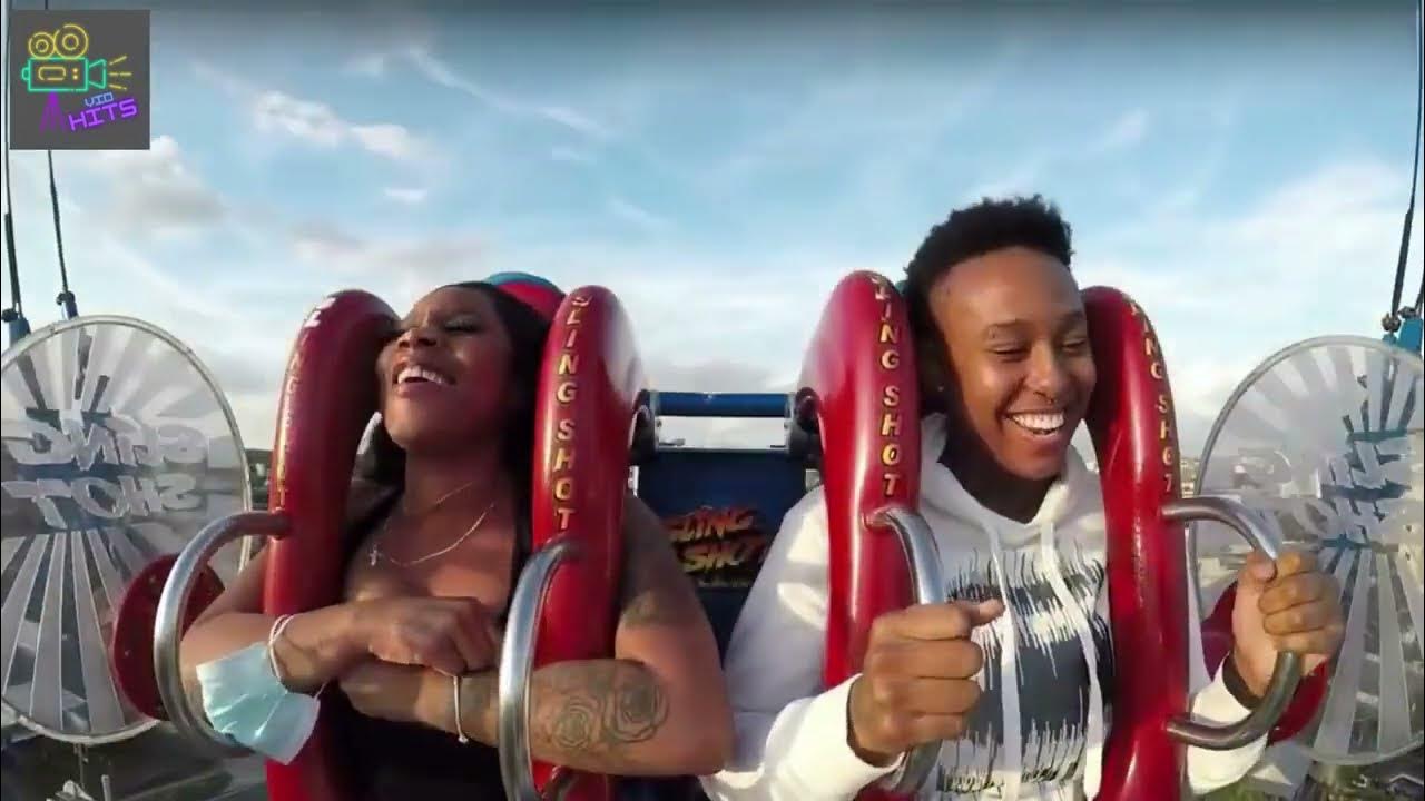 Slingshot Ride Madness Big Boobs Youtube