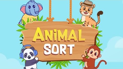 animal sort puzzle (iOS/ android )gameplay walkthrough level 1_4