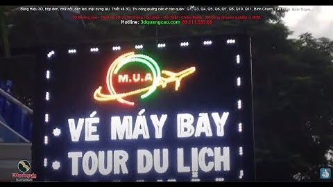 Vé Máy Bay Hộp đèn Led đẹp , 3d quảng cáo, 3D, led, biển hiệu , hộp đèn, bảng hiệu,
