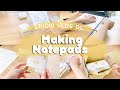 STUDIO VLOG 01: Making Notepads and Packing Orders